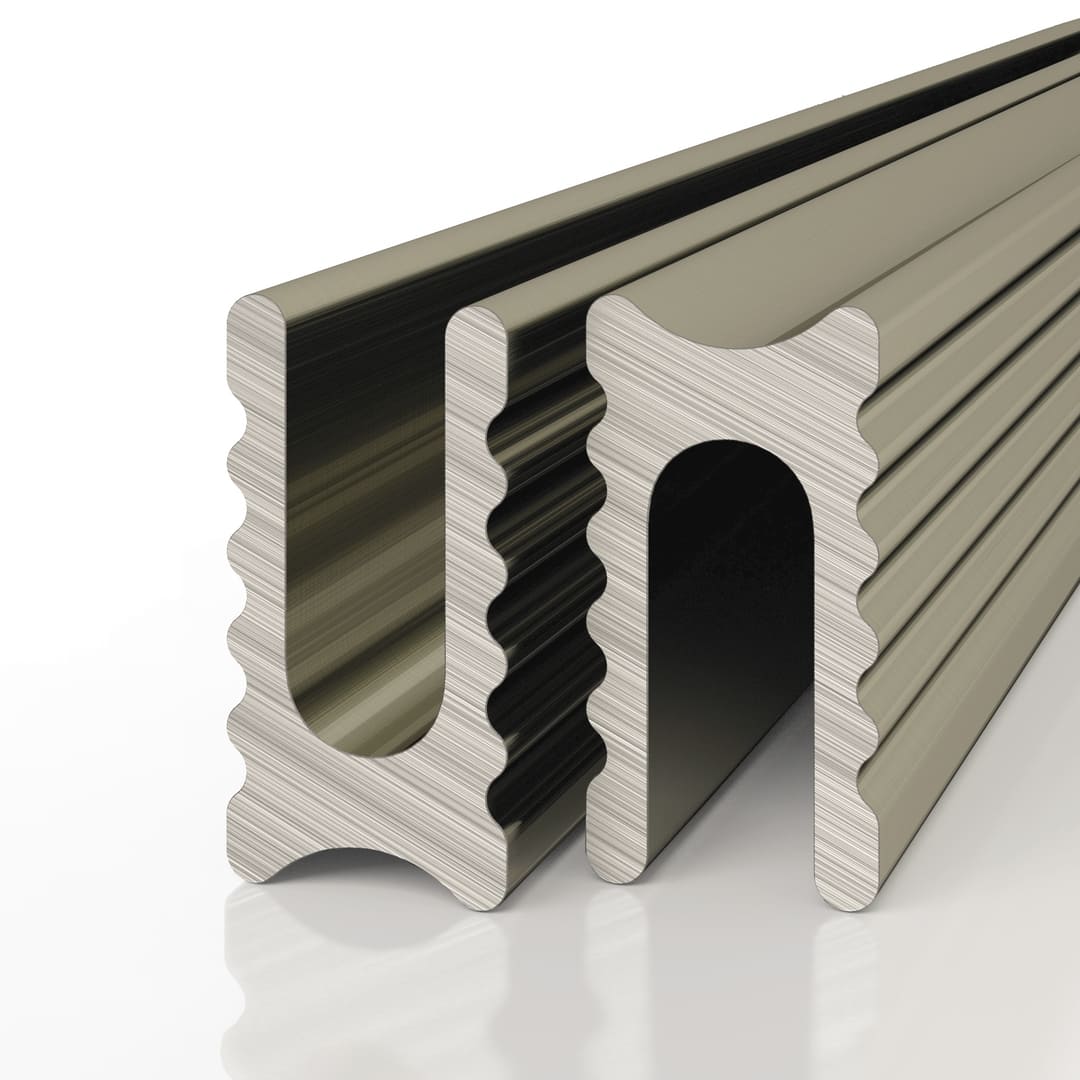 Профиль алюминиевый теневой разделительный Decaro D009A Bronze Бронзовый 3000×5×10